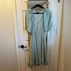 Lulus My Darling Love 3/4 Sleeve Handkerchief Dress